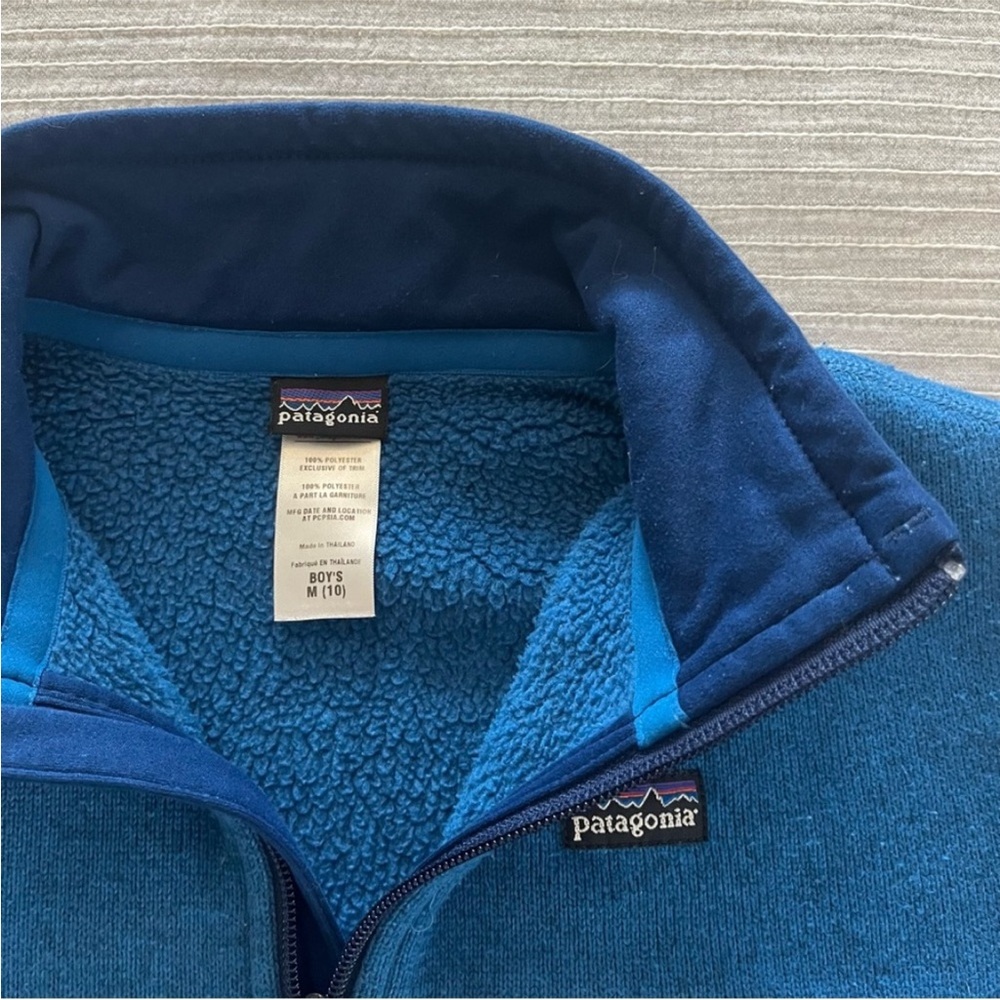 Boys Fleece Jacket - M - Blue